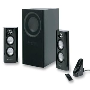 Altec Lansing MX5021 90-Watt Powered RMS 3-Piece Speaker Set by 