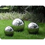 Stainless Steel Gazing Ball 10"