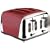 Prestige Deco Toaster, Red, 4 Slice
