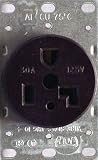 Cooper Wiring Flush Receptacle (1233-BOX)