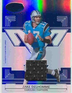 2006 Leaf Authentic Jake Delhomme Game-Worn Jersey