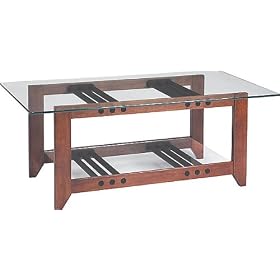 Sanus NFCFT Natural Finish Coffee Table Cherry