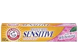 Arm & Hammer Advance White Sensitive Fluoride Anti-Cavity Toothpaste, With Whitening, Fresh Mint, 6.3 oz.