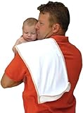 Baby K'tan K'tancloth 3-In-1, White/Black Tan Piping, One Size