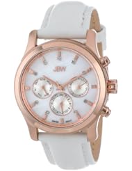 JBW Womens J6270B  Mother-Of-Pearl Leather Diamond Watch