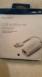 insignia usb to ethernet adapter download driver