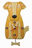 Golden Paw Pendulum Clock - Allen Designs