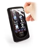 Tuff-Luv Slim&Lite Silicone skin case cover and Topcoat screen protector pack for (Archos 3 / 3CAM ) - black