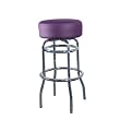 Round Top Barstool (Set of 2) - Purple By Walker Edison