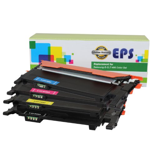 EPS CLT-K406S CLT-C406S CLT-M406S CLT-Y406S Premium Toner Set for Samsung CLP-365W CLX-3305FW CLX-3305W On Sale