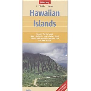 Hawaiian Islands Nelles Map (English, French and German Edition) Nelles