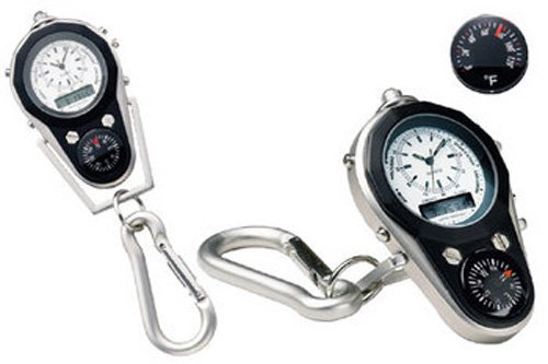 Colibri PWS095686 CX Gear Clip Key Ring Sport Watch Compass LED Flashlight