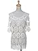 Sale Cheap Anna-Kaci S/M Fit Off-White Vintage-Inspired Daisy Lacey Design Mini Dress Stores