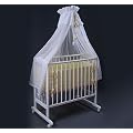 2in1 Beistellbett Stillbett Kinderbett Babybett inkl. Bettset: weiss-gelb Neu 23