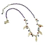 Amethyst, Carnelian & Pearl Necklace by Elizabeth Showers, 16