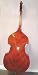 Crystalcello MB300 Ebony Flamed Laminate 3/4 Size String Bass with Carrying Bag + Bow