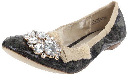 Mia Women's Parisian Jeweled Ballerina Flat