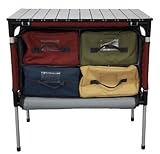 Camp Chef Sherpa Camp Table and Organizer (Brick)