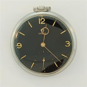 Click here to buy Vintage Antique watch: Omega St.Steel Vintage Pocket Watch, 1950's by Swiss.