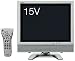 Sharp AQUOS 15インチ液晶ディスプレイTV (LC-15E2S) シルバー