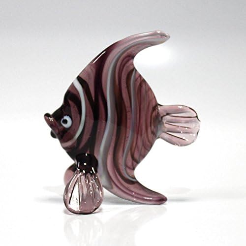 Big Glass Figurine "Coral Fish" Russian Handmade