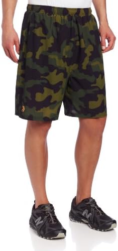 athletic recon Men's Python Compression Pant, Black Flag, Large