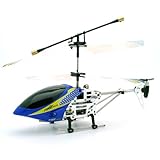 3D Metal Series 3.5 CH Gyroscope Digital Proportional RC Coaxial Dual-Rotor Helicopter BLUE