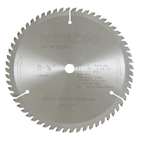 Hitachi 998864 8-1 2-Inch 60 Tooth Non-Ferrous Metal Cutting Saw Blade with 5 8-Inch Arbor by Hitachi