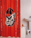 NCAA Georgia Bulldogs Shower Curtain