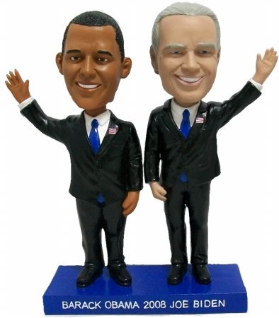 The Bobblehead, Barack Obama and Joe Biden 2008 Election Bobblehead