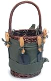 415VBzy7xoL. SL160  Arbor Gardener Round Dark Willow Garden Basket   Picnic & Beyond