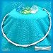 Jewelry : 14K White Gold Satin & Polished Bow Tie Necklace
