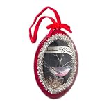 Christmas Wishes Bird in a Egg Shadowbox Christmas Ornament
