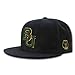 W REPUBLIC APPAREL Faux Suede Snapback, Baylor, Black, One Size