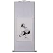 Handmade "Two Pandas" Scroll Wall Art Painting