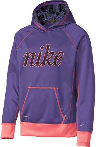 Nike Girls YOUTH 8-20 ATHLETIC HOODY Novelty Hoodie SHIRT PULLOVER GRAPE