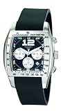 Charles Hubert Paris - Men's Premium Dress Watch with Black Face-plate, Chronograph, and Tachymeter