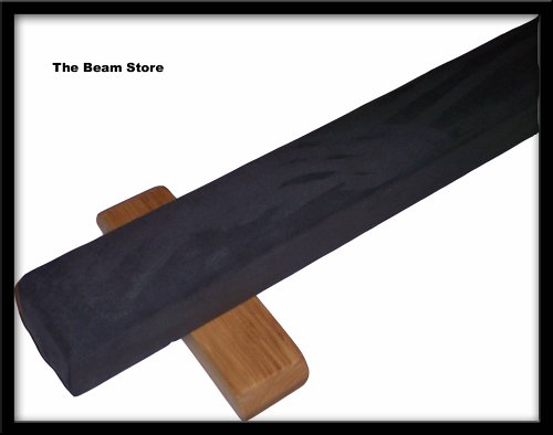 Childrens Toyshop  Sporting Goods : Black 8 ft Suede Balance Beam