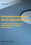 Informationsverlust durch Digitalisierung