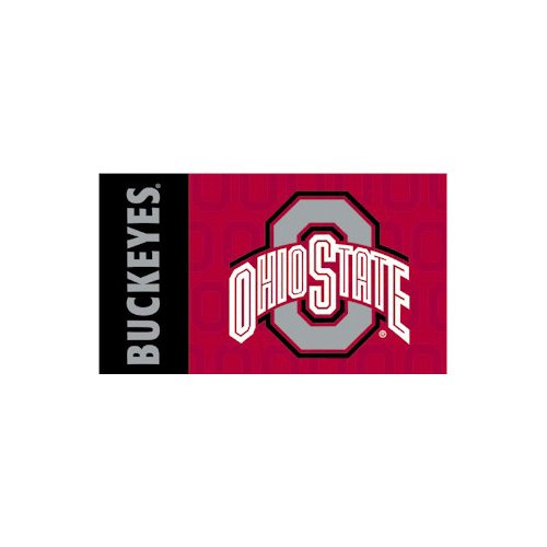 Ohio State NCAA Premium 11 x 8 Two-Sided Car Flag by BSI PRODUCTS INC