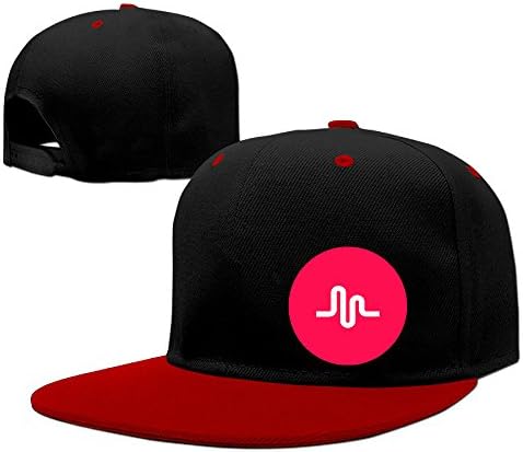 MKoomm Color Musical.ly Logo Adjustable Snapback Hip-hop Cap Baseball Hats