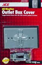 Ace Weatherproof Toggle Switch Cover W/3-Way Switch (31643)