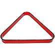 Acrylic Designer Pool Ball Triangle, Red