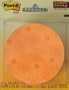 Post-It Super Sticky Notes, Circular w/ Snowflake Decoration, 3 Pads Per Pack, 75 Sheets Per Pad (2.9 IN x 2.8 IN), Each Pad a Different Color- 1 Orange, 1 Pink, & 1 Green