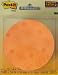 Post-It Super Sticky Notes, Circular w/ Snowflake Decoration, 3 Pads Per Pack, 75 Sheets Per Pad (2.9 IN x 2.8 IN), Each Pad a Different Color- 1 Orange, 1 Pink, & 1 Green