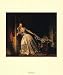 Jean-Honore Fragonard (The Stolen Kiss) Black Wood-Mounted Art Poster Print - 12" X 16"