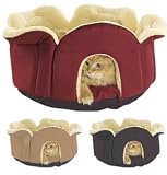 Beds 4 Pets Sunflower Wine Medium Cat Bed (Wine Color - Medium 12'' X 21'')