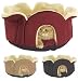 Beds 4 Pets Sunflower Wine Medium Cat Bed (Wine Color - Medium 12'' X 21'')