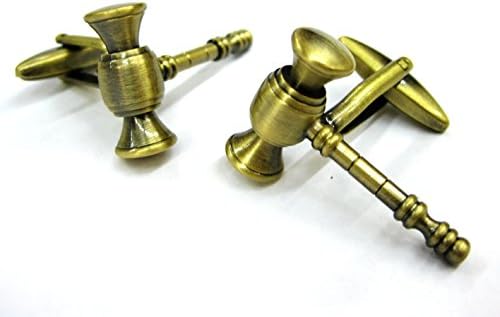 Gavel Cufflinks Lawyer Attorney Cuff Links Barrister Solicitor No Box 011115-1