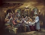 Black Last Supper ists Art Poster Print by Bev Lopez, 20x16